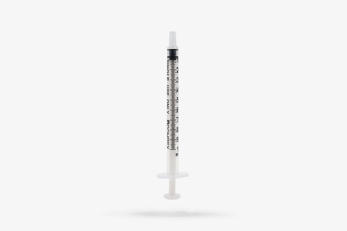 DOMREX™ 1ml Syringe without Needle LDS (Low Deadspace)