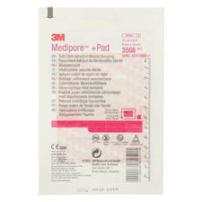 3M Medipore adhesive wound dressing pad sterile 9.3 x 10 cm in clear packaging