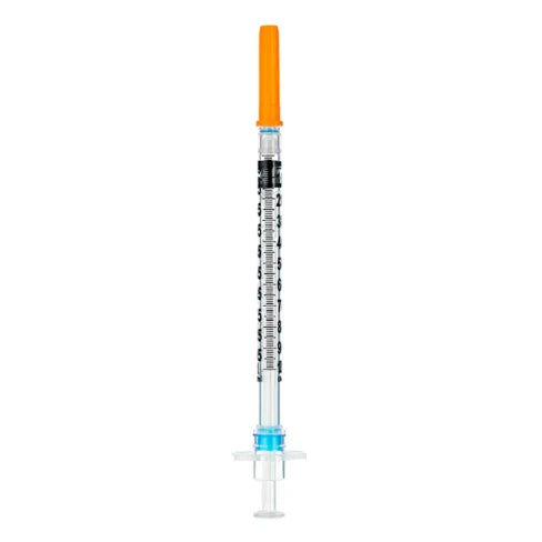 1mL | 30G x 12.5mm | Sol-Care Safety Insulin Syringe | 100/box | 100081IM  