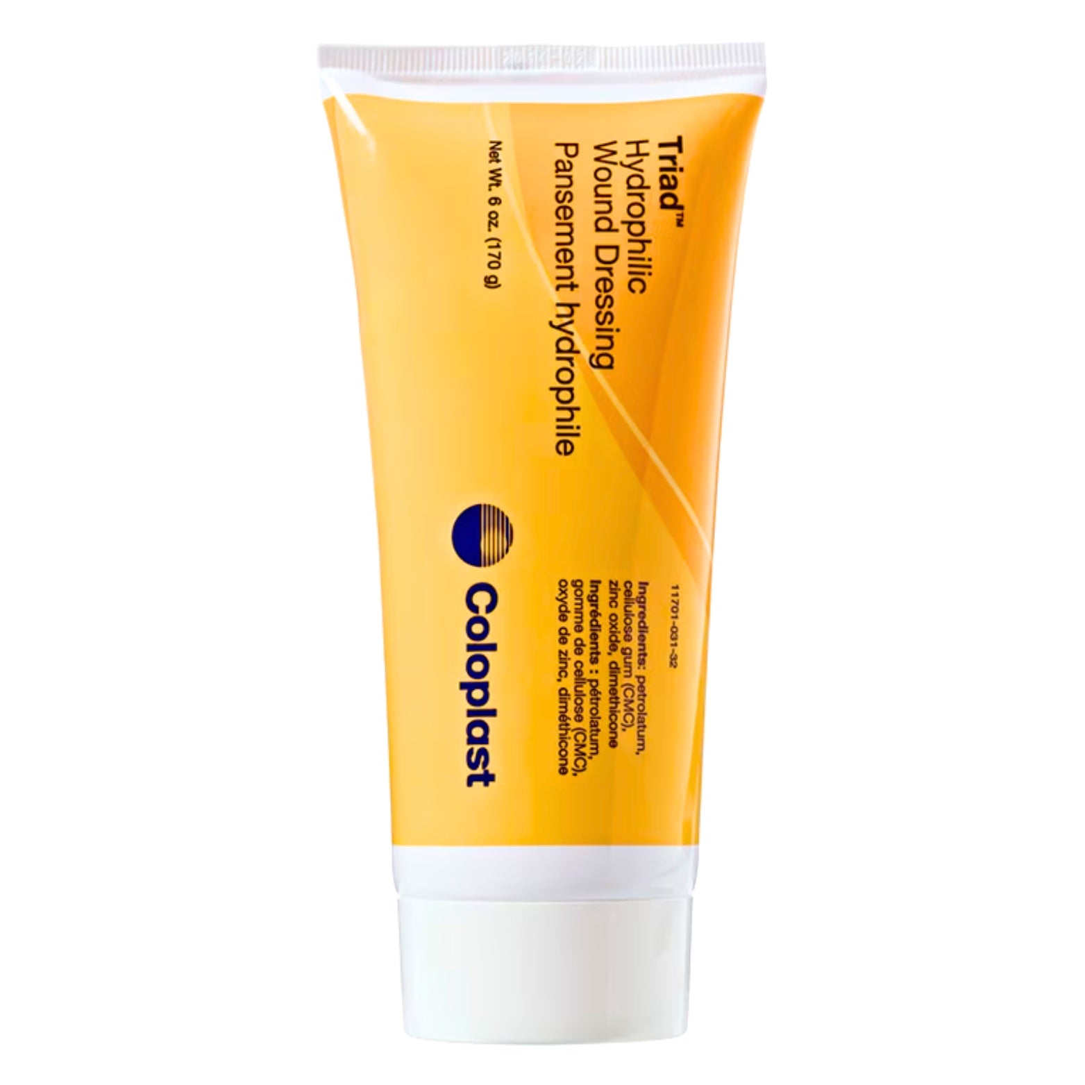 Coloplast Triad hydrophilic wound dressing tube, 170g, for wound care and moisture protection