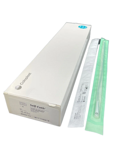 Coloplast Self-Cath urinary catheter box with individually packaged sterile catheter