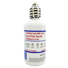 Sterile Saline Solution 0.9% NaCl Irrigation w/ Twist Top (118ml)
