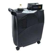 Portable oxygen concentrator with wheels and control panel, medical respiratory equipment