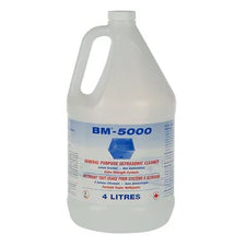 BM-5000 4 litre general purpose ultrasonic cleaner liquid in plastic jug