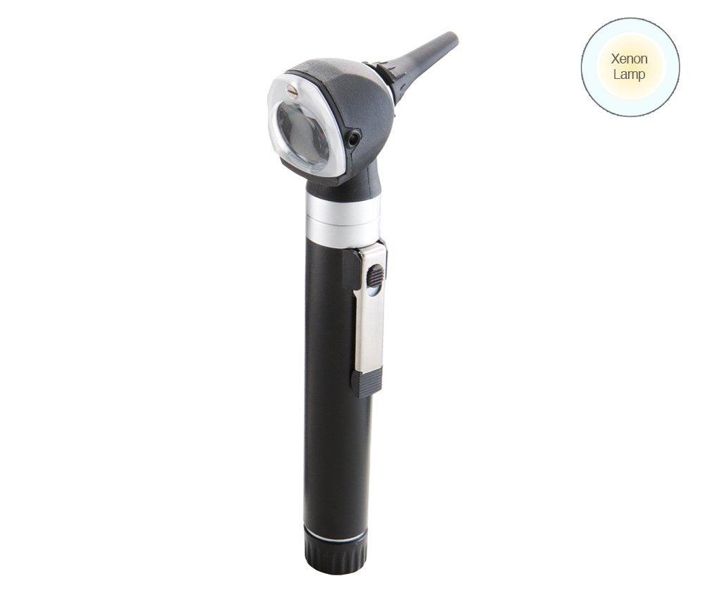Pocket Otoscope 2.5v Halogen F/O Wide Angle with Case