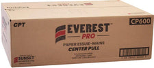 Box of Everest Pro center pull paper towels, 6 rolls, CP600, for hygiene and cleaning use