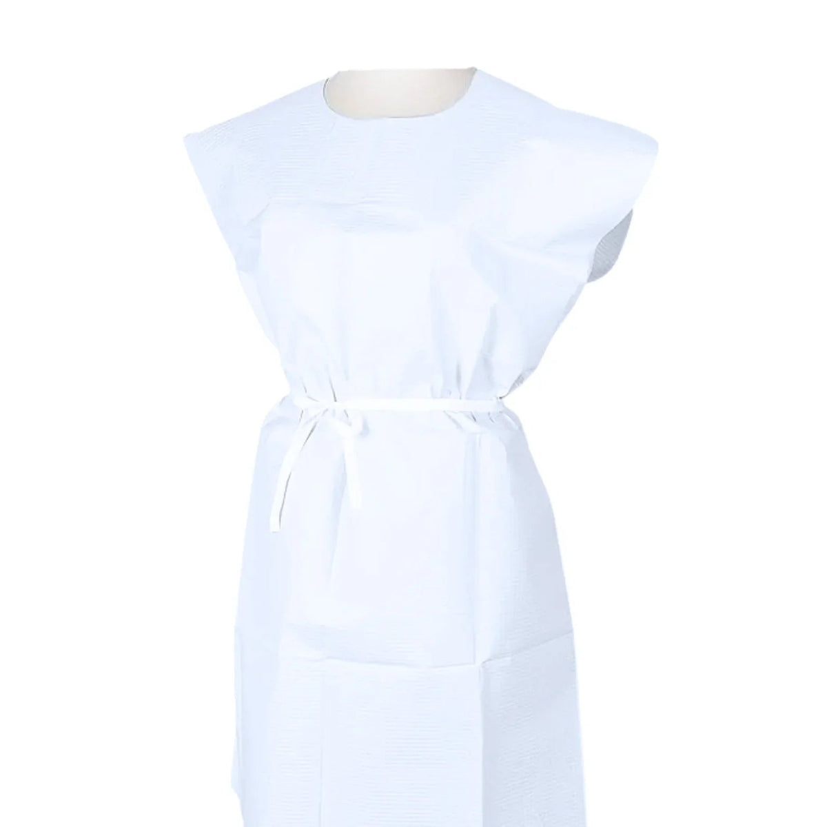 Medline Disposable Exam Gowns White 30" x 42" | 50/Case |  211-EG3042TPT-W 