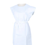 Medline Disposable Exam Gowns White 30" x 42" | 50/Case |  211-EG3042TPT-W 