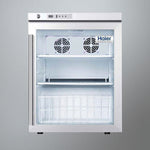 Haier WHITE COUNTERTOP REFRIGERATOR 2.4 CU. FT. W/GLASS DOOR