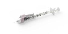 BD U-100 insulin syringe with needle, 0.5 mL capacity, for diabetes care and medical use