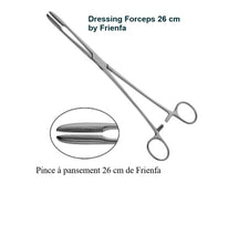 26 cm Dressing Forceps by Frienfa, medical instrument for wound care and home care supplies
