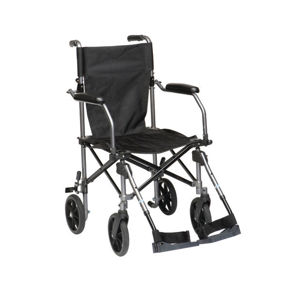 "Travelite Transport Chair – Lightweight, foldable wheelchair designed for easy travel and mobility. Compact, durable, and comfortable for indoor and outdoor use.