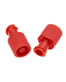 Sol-M Syringe Tip Cap, Red, Dual Lock | 100/Box | STCB02