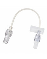 Extension Set 7" Microclave Clear, Clamp, Rotating Luer | MC330308