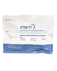 Multiplex HIV-1/2 Syphilis antibody rapid test kit packaging, home care diagnostic supply