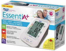 Physio Logic EssentiA+ blood pressure monitor box with digital display for home health care