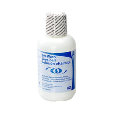 Sterile saline eye wash bottle with tamper-evident seal, 500ml, medical supplies