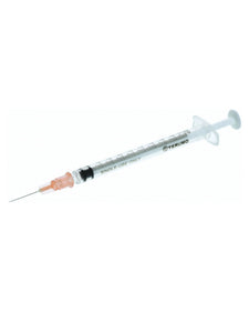 1mL | 25G x 5/8" | Terumo Tuberculin Syringe with Removable Needle | 100/box | SS-01T2516