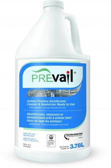 Prevail disinfectant animal premise cleaner and deodorizer 3.78L bottle