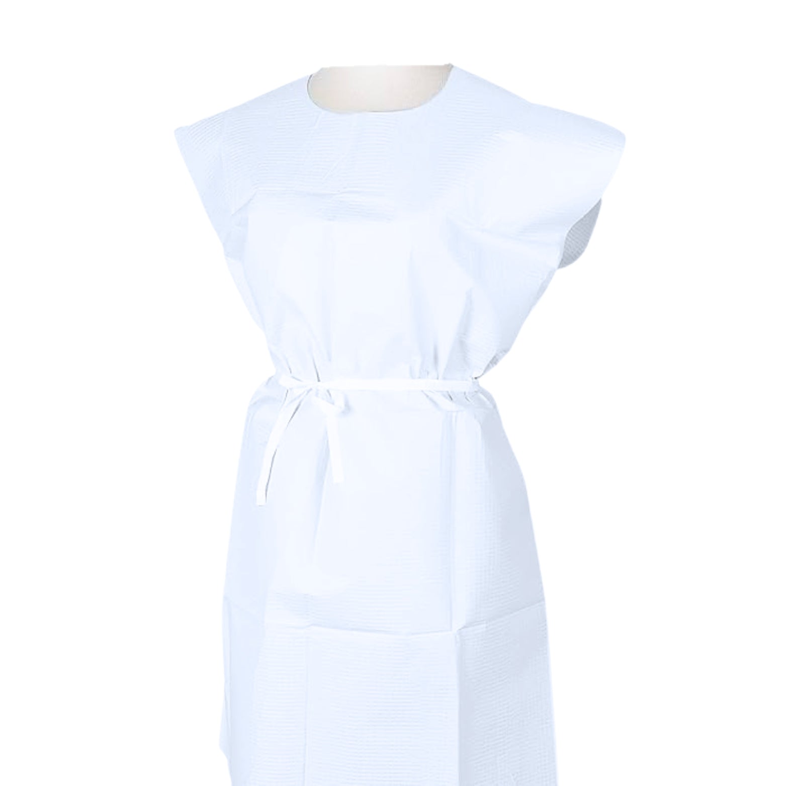 exam-gown-30-x-42-3ply-tissue-poly-tissue-construction-white-case-50-each