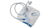 Medical urine drainage bag with tube and measurement markings for home care