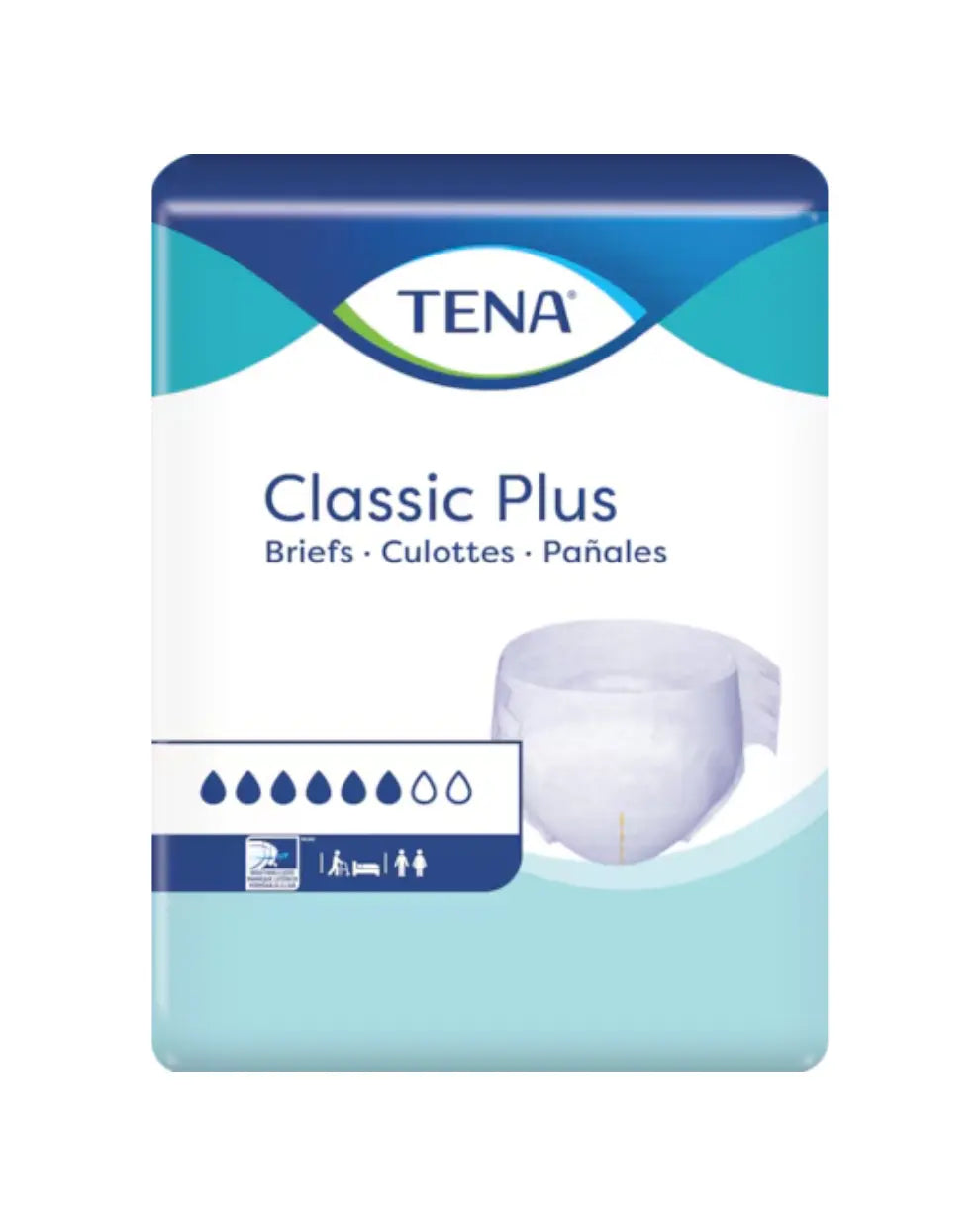 TENA Classic Plus Brief for Men & Women