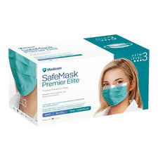 Medicom SafeMask Earloop Premier Elite Teal | ASTM Level 3 | 2043