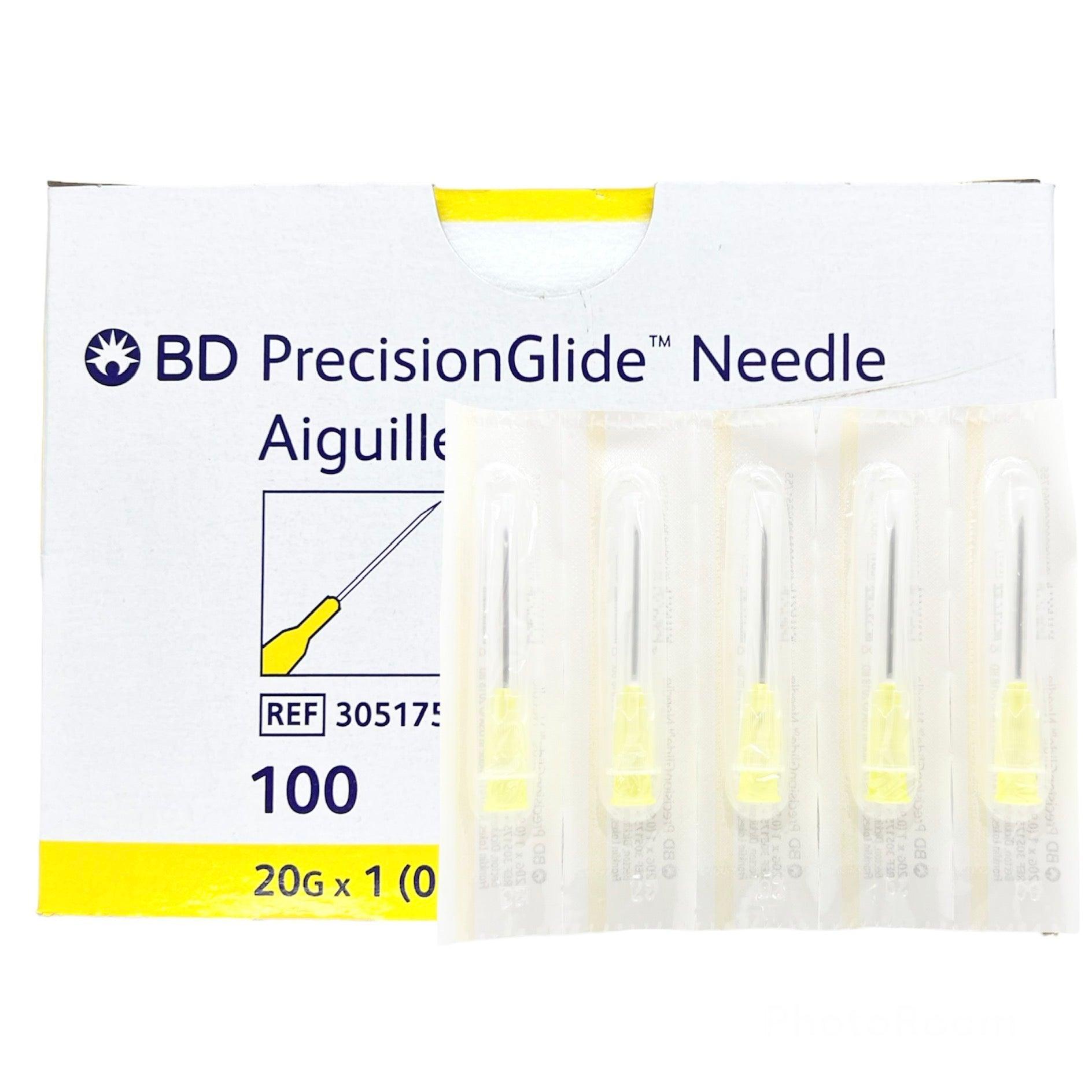 bd-hypodermic-needle-precision-glide-20g-x-1-1-2-100pcs-box-1