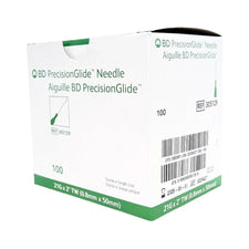 BD PrecisionGlide needle box 21G x 2 inch sterile single-use medical supplies