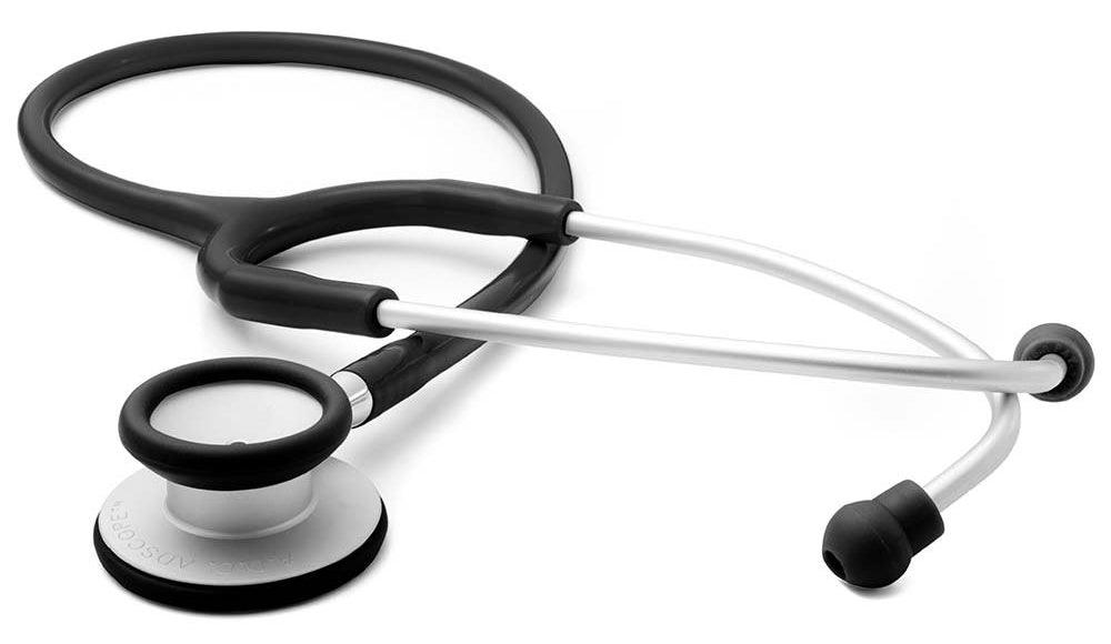 ADC 609BK Adscope-lite Stethoscope, Adult 31" , Black