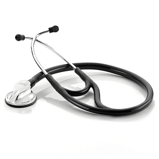 ADC Adscope 600 Platinum Series Stethoscope -Tunable AFD -27in, Black