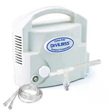 DeVilbiss Pulmo-Aide compact compressor nebulizer with tubing for respiratory therapy