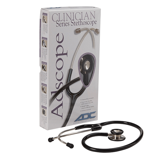 Adscope 603 Clinician Stethoscope - Black