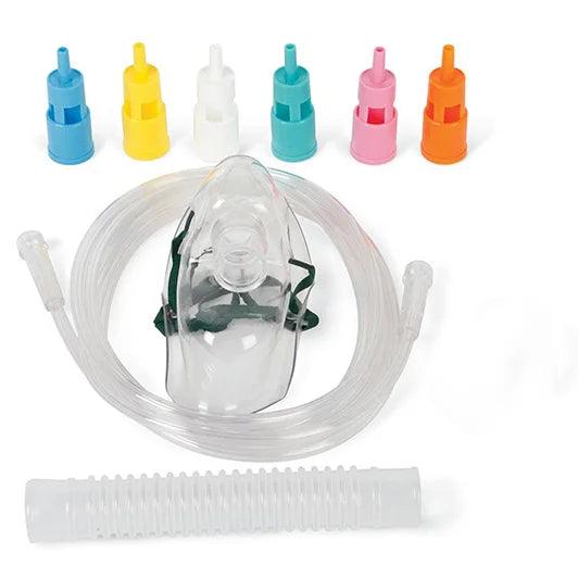 Adult Concentration Mask kit : 6 Diluters, 7Ft Tubing - GK1710
