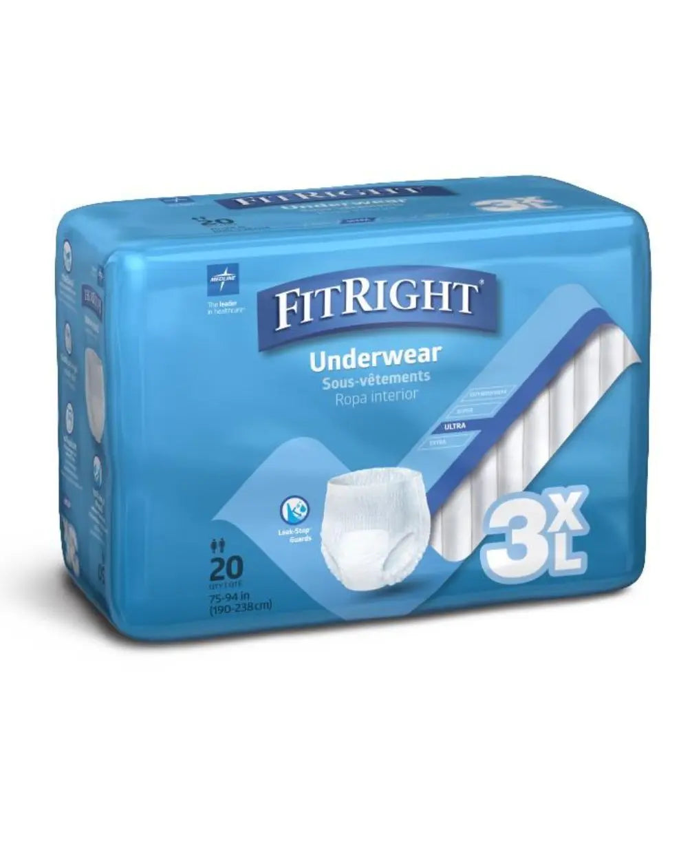 FitRight Protective 3XL Underwear | FIT800