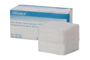 Alliance-Gauze Sponge 12 Ply non-Sterile 10cm x 10cm