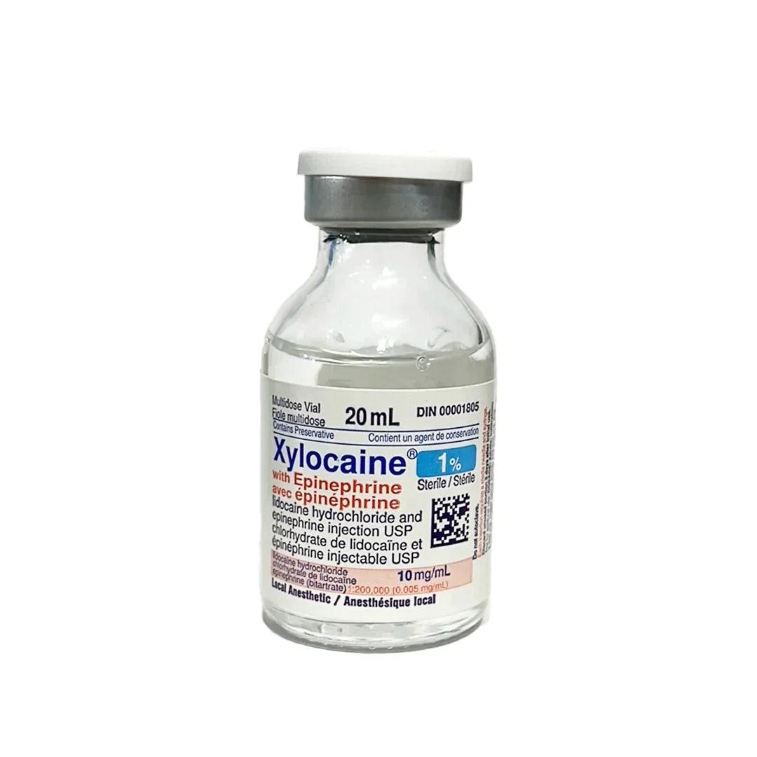 Anesthetic Local Inj Xylocaine 1% W/EPIN 1:200m 20ml Vial (424)