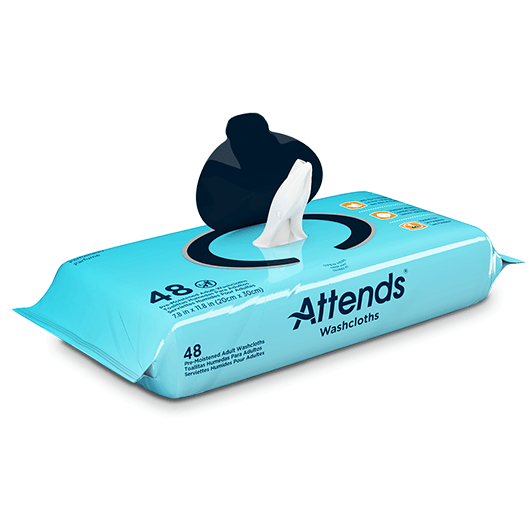 Attends Scented Washcloths Wipes (Expiry 10/2023)