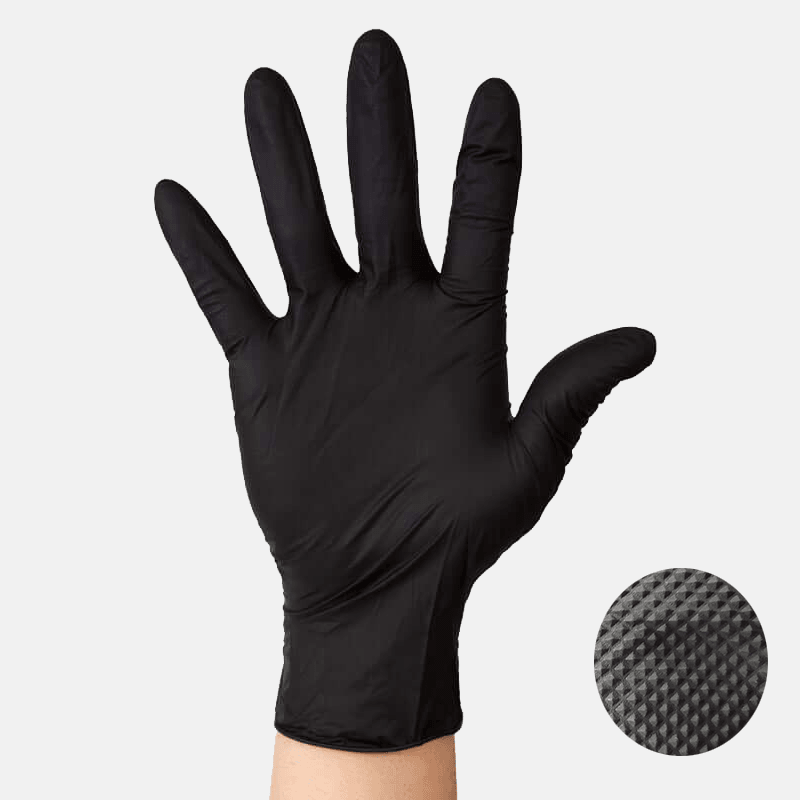 Aurelia BoldMAX Nitrile Exam Gloves - Black (6 mil)