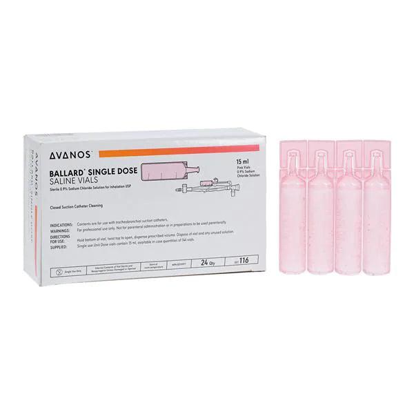 Avanos Sterile 0.9% Sodium Chloride Solution 15mL (24pcs)