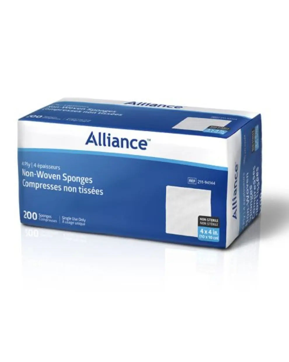4" x 4" | Gauze Sponge Non-Woven 4-Ply Non-Sterile  | 211-94144