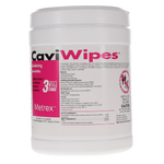 CaviWipes Surface Disinfectant | 3 Minute |  6" x 6.75" | 160/tub | 11-1100