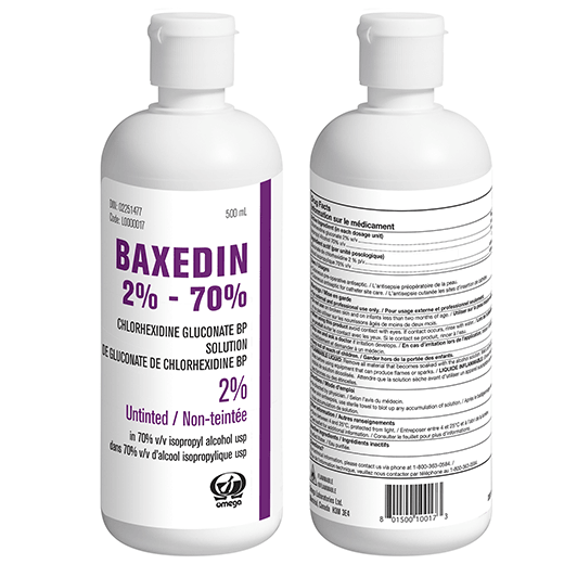 Baxedin Disinfectant UnTinted Solution 2% - 500ml