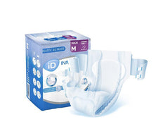 Medium adult incontinence pull-up underwear with packaging, elastic waistband, absorbent core