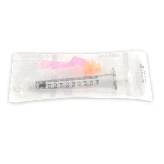 BD 305787 Luer-Lok Syringes with Eclipse Safety Needle 3mL - 25G X 1" (50pcs/box)