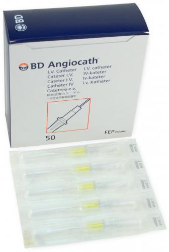 BD 381112 24G x 0.75 in. (0.7 mm x 19 mm) BD Angiocath IV Catheter