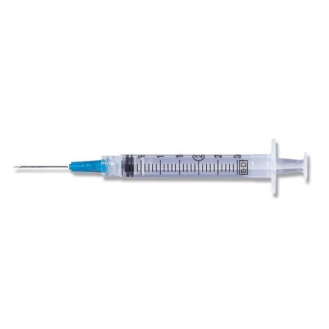 BD 3ml Syringe 22G x 1 1/2 with Detachable Needle