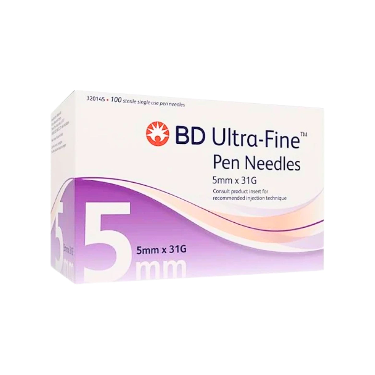 BD Ultra-Fine Insulin Pen Needles 5mm x 31G, diabetic injection needles for insulin pens