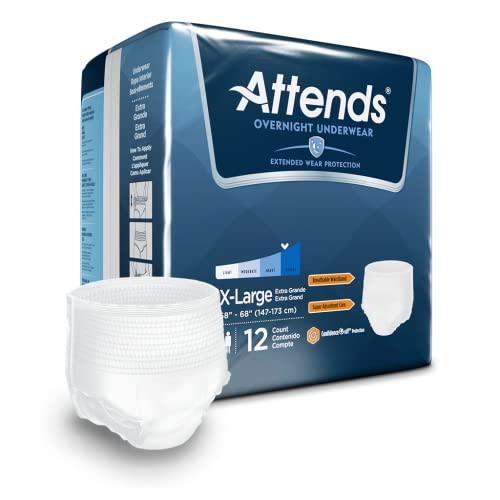 Attends Overnight Protective Underwear Medium/Large/XLarge