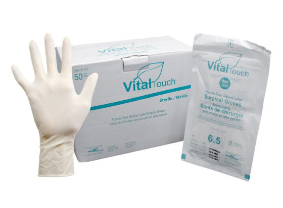Vital Touch AMD Ritmed Powder Free Latex Surgical Sterile Gloves 50 Pair